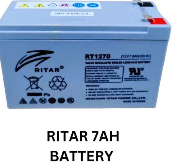 Ritar backup solar battery 7ah 1,600