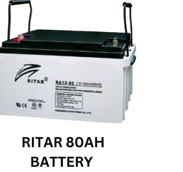Ritar original 80ah solar battery at 17,000