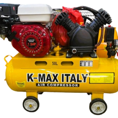 Kmax Italy 50L petrol driven air compressor at 43, 000